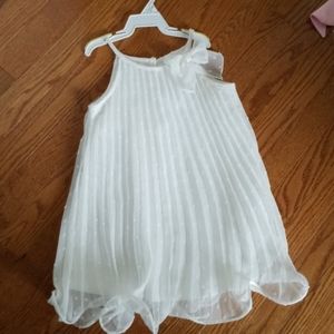 White toddler girl dress